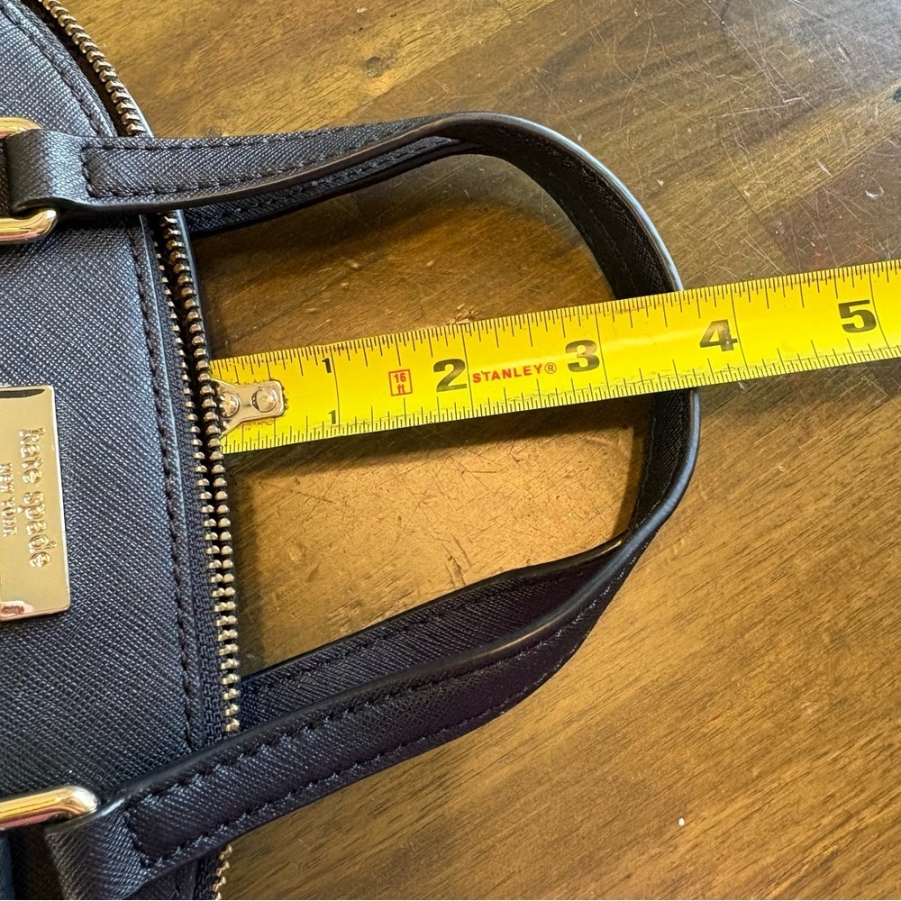 Kate Spade Black Small Handbag Domed-Flawed - Picture 9 of 9